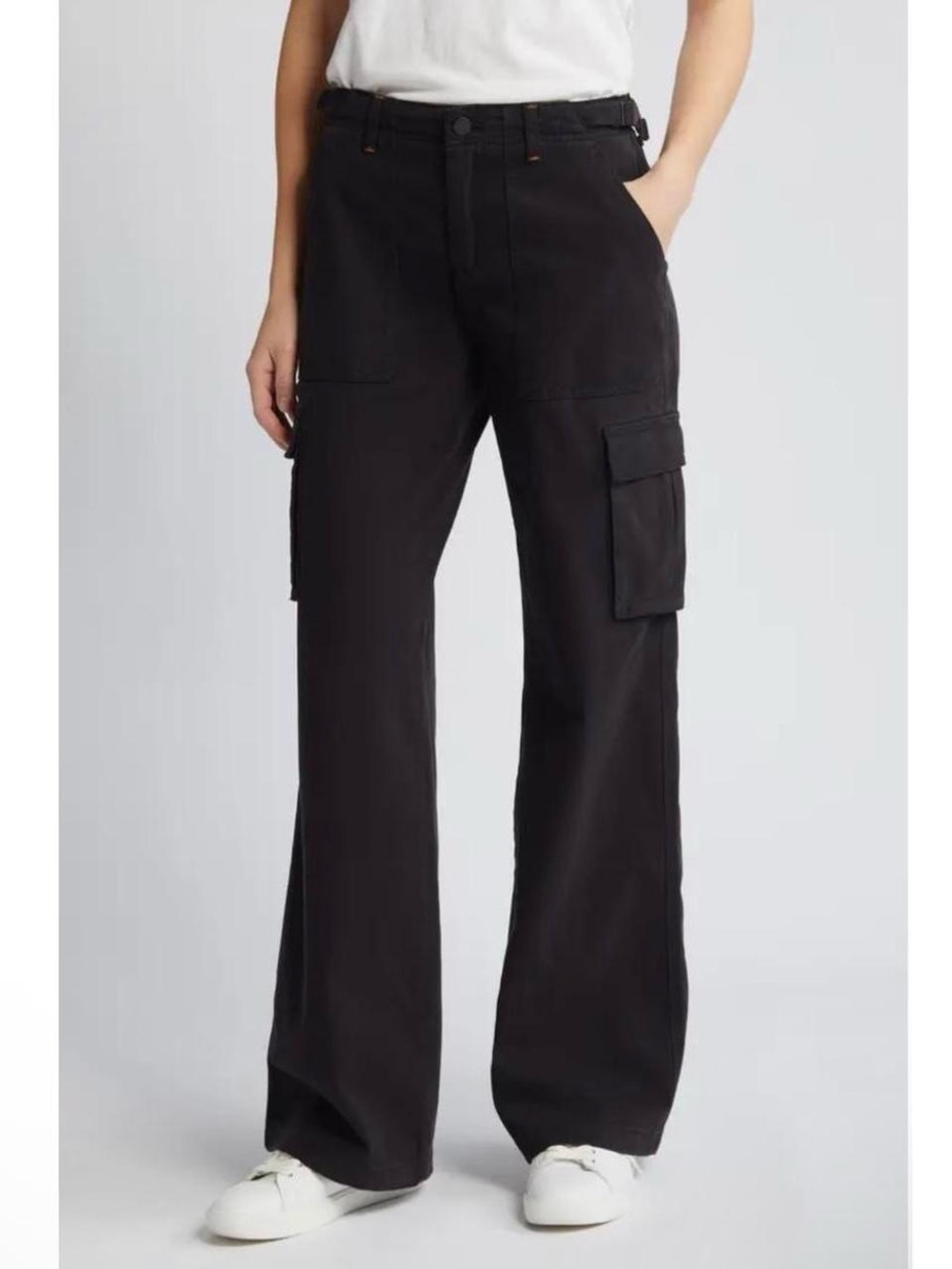 Sanctuary Black Wide-Leg Cargo Pants